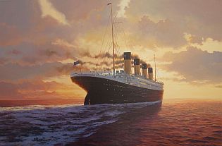 this is the <i>Titanic Painting for sale</i> final farewell