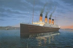 this is <i>Titanic Art for sale</i> magnificent ship of dreams